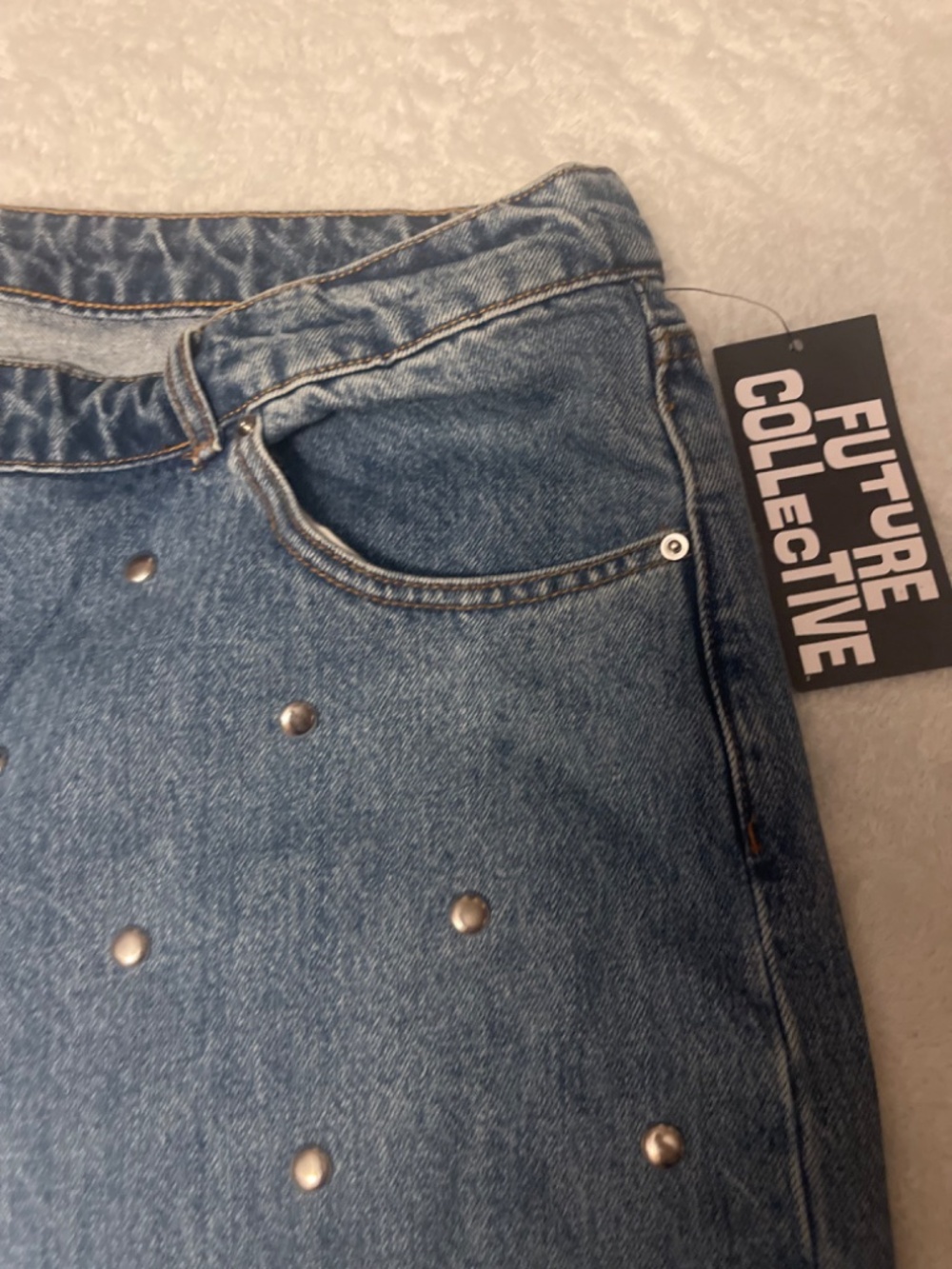 Future Collective Studded Jeans – Size XL – NWT - Picture 3 of 13
